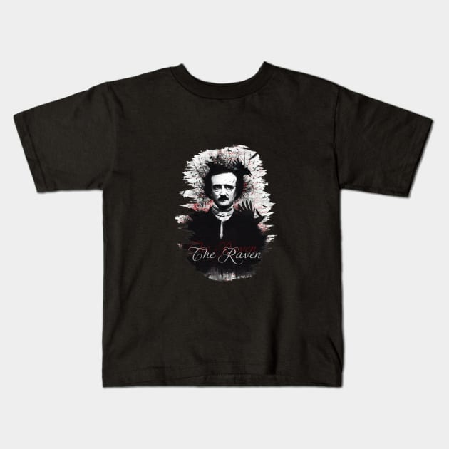 Poe Kids T-Shirt by EnchantedWhispers